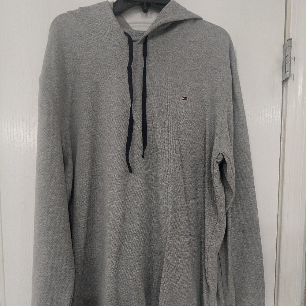 Tommy Hilfiger Men's Long Sleeve Hooded Waffle Shirt Size Large NWT